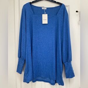 2for20   NWT Women's Blue Top 3XL